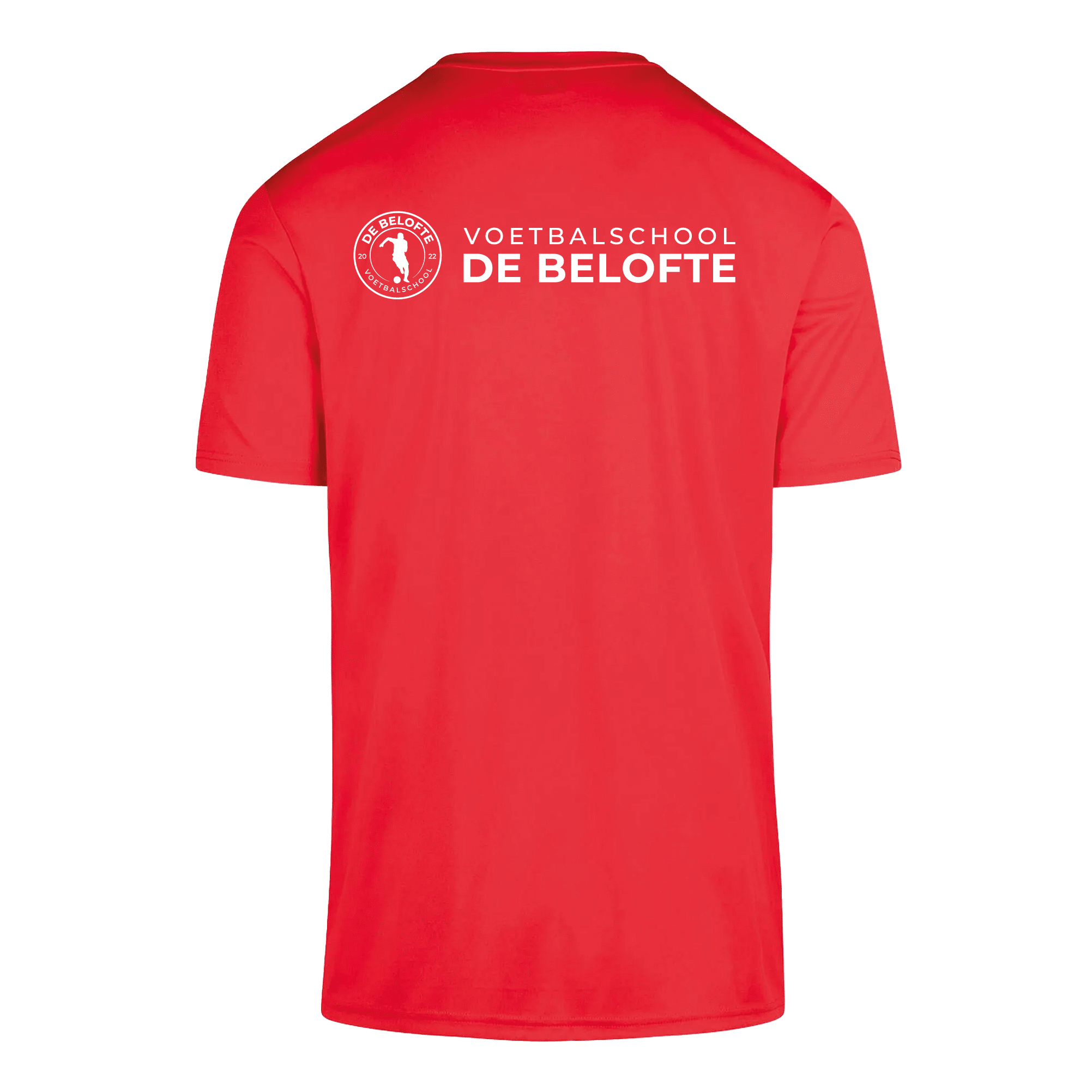Shirt achterkant Voetbalschool De Belofte